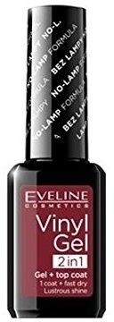 Для ногтей виниловый лак для ногтей "vinyl gel 2 в 1" eveline, 12 мл, №208