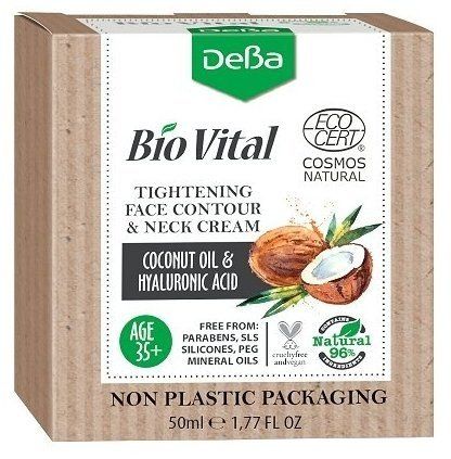Кремы подтягивающий крем для лица и шеи с био-маслом 35+ bio vital deba, 50 мл