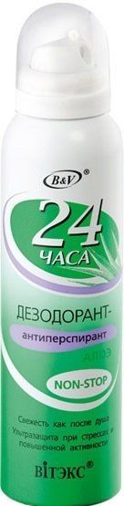Дезодоранты дезодорант-антиперспирант "алоэ" non-stop витэкс, 150 мл
