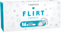 Интимная гигиена тампоны для критических дней super (4 капли) fantasy flirt, 16 шт