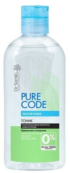 Тоники и лосьоны dr.sante pure code тоник для всех типов кожи "чистая кожа", 200 мл