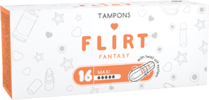 Интимная гигиена тампоны для критических дней maxi (5 капель) fantasy flirt, 16 шт