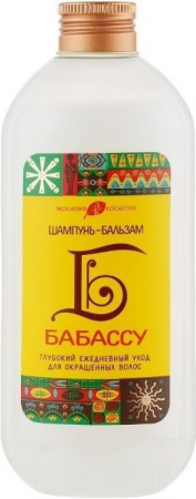 Шампуни шампунь-бальзам "бабассу" эксклюзивкосметик, 400 мл