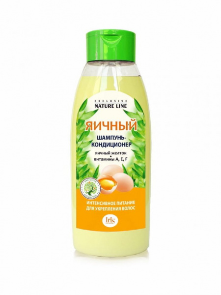 Шампуни шампунь-кондиционер "яичный" exclusive nature line iris, 500 мл