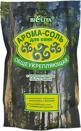 Пена, соль, масло для ванн арома-соль для ванн общеукрепляющая белита, 500 г