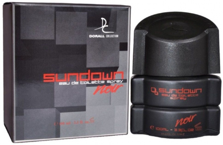 Парфюм мужская туалетная вода "sundown noir" dorall collection, 100 мл