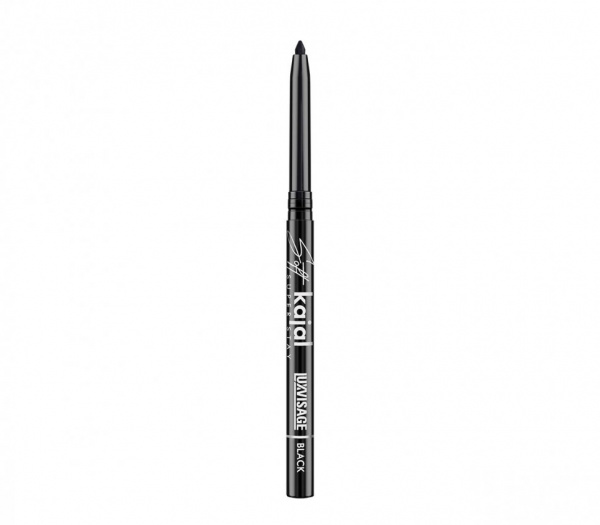 Для глаз и бровей карандаш-каял для глаз механический soft kajal super stay тон black luxvisage