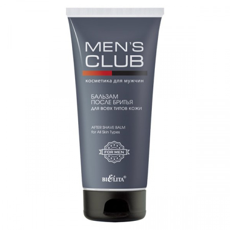 Бритье бальзам после бритья для всех типов кожи men's club белита, 150 мл