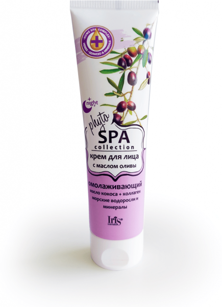 Кремы крем для лица с маслом оливы ночной омолаживающий "phyto spa collection" iris, 100 мл