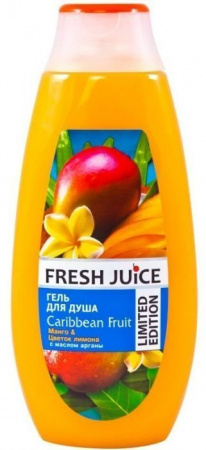 Гели для душа гель для душа caribbean fruit fresh juice, 400 мл