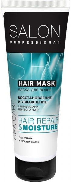 Маски маска восстановление и увлажнение для волос salon professional spa, 250 мл