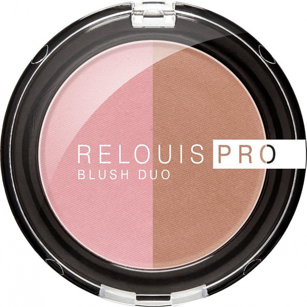 Для лица румяна компактные relouis pro blush duo тон:205