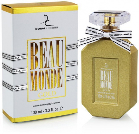 Туалетная вода туалетная вода для женщин "beau monde gold" dorall collection, 100 мл