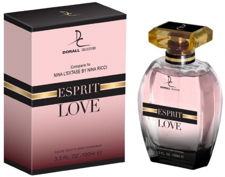 Туалетная вода туалетная вода для женщин "esprit love" dorall collection, 100 мл