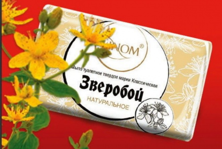 Мыло мыло натуральное туалетное "зверобой" linom, 100 г