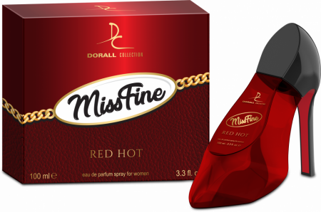 Туалетная вода tуалетная вода для женщин miss fine red hot dorall collection, 90 мл