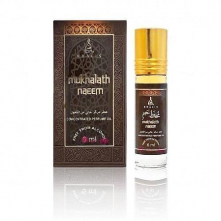 Духи духи масляные "mukhalath naeem" khalis, 6 мл
