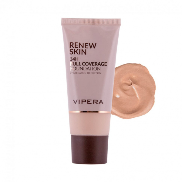 Для лица тональный крем renew skin - oily and combination skin тон 04 dream vipera, 40 мл.