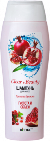 Шампуни витэкс clear & beauty шампунь для волос "густота и объем", 500 мл