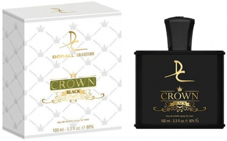 Парфюм мужская туалетная вода"crown black" dorall collection, 100 мл