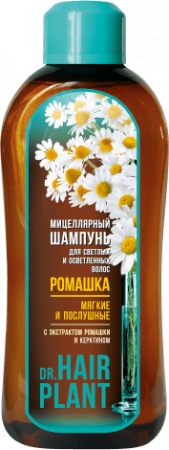 Шампуни шампунь мицеллярный "ромашка" для светлых и осветленных волос dr.hair plant floralis, 1000 мл
