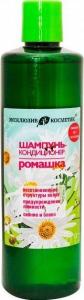 Шампуни шампунь-кондиционер "ромашка" против ломкости волос эксклюзивкосметик, 500 мл