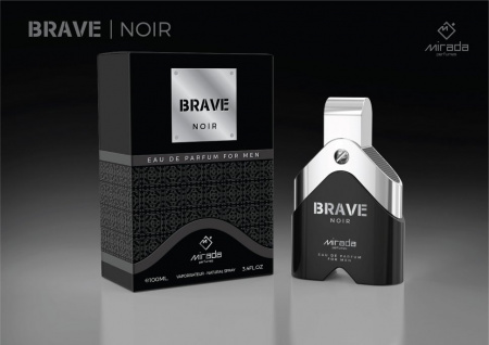 Парфюм парфюмерная вода для мужчин brave noir mirada, 100 мл.
