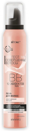 Стайлинг витэкс perfect hair/ совершенные волосы  "вв 12 эффектов" пена для волос "совершенная укладка" суперсильной фиксации, 200 мл