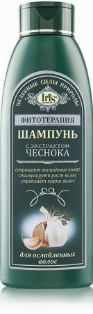 Шампуни iris фитотерапия шампунь "с экстрактом чеснока" для ослабленных волос, 500 мл