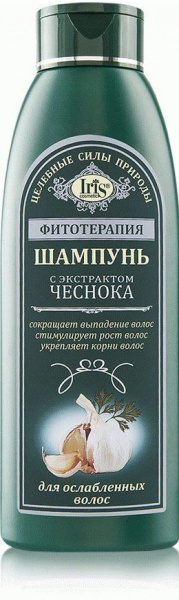Шампуни iris фитотерапия шампунь "с экстрактом чеснока" для ослабленных волос, 500 мл