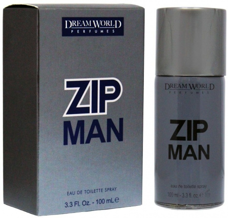 Парфюм туалетная вода для мужчин zip man dream world, 100 мл