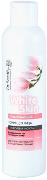 Тоники и лосьоны dr.sante white skin тоник для лица "отбеливающий", 200 мл