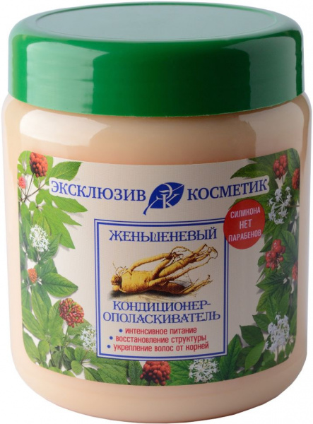 Уход за волосами кондиционер-ополаскиватель "женьшеневый" эксклюзивкосметик, 500 мл