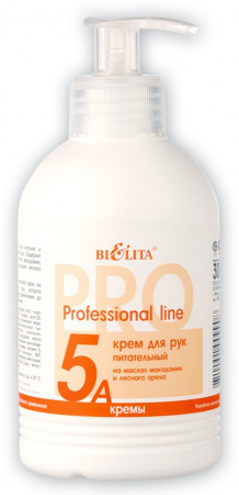 Кремы, бальзамы белита professional line крем для рук "питательный", 300 мл