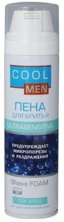 Бритье пена для бритья "ultrasensitive" cool men, 250 мл