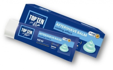 Бритье бальзам после бритья "active" top ten for men, туба 75 мл