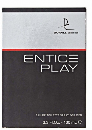 Парфюм мужская туалетная вода "entice play" dorall collection, 100 мл
