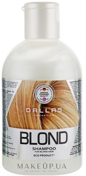 Шампуни dallas шампунь увлажняющий для светлых волос blonde нighlight, 1000 мл