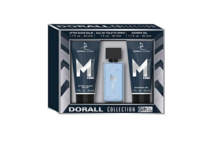 Подарочные наборы подарочный набор для мужчин dorall men (туалетная вода 30 мл, гель для душа 50 мл, бальзам после бритья 50 мл) dorall collection