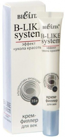 Уход за кожей вокруг глаз крем-филлер для век "b-like system" белита, 20 мл