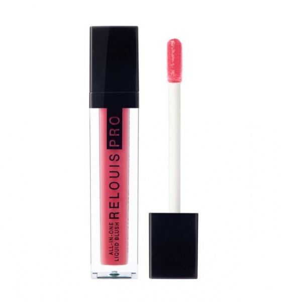 Для лица румяна жидкие relouis pro all-in-one liquid blush тон тон 03 nectarine, 3.5 г.