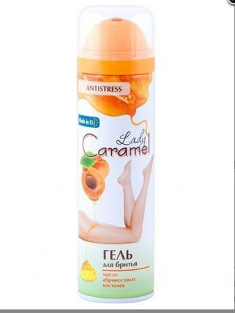 Депиляция и бритье гель для бритья caramel dr.sante, 200 мл