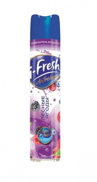 Бытовая химия освежитель воздуха лесные ягоды i-fresh romax, 300 мл