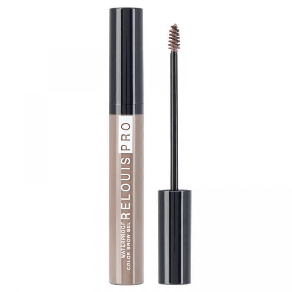 Для глаз и бровей гель для бровей водостойкий оттеночный relouis pro waterproof color brow gel тон 02 tаupe, 6 г.