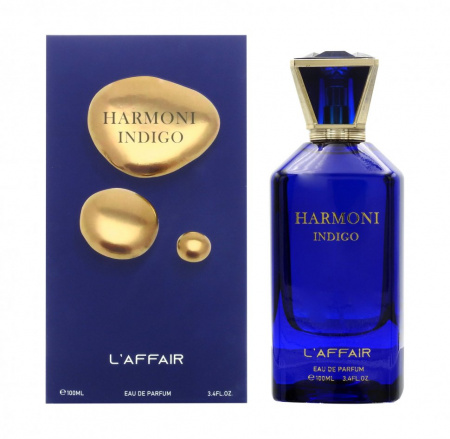 Парфюмерная вода парфюмерная вода для женщин harmoni indigo l'affair, 100 мл.