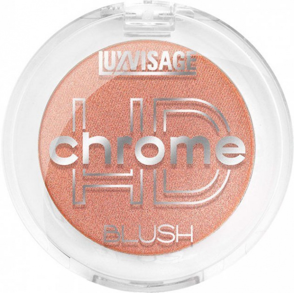 Для лица румяна для лица hd chrome тон 104 королевский коралл luxvisage