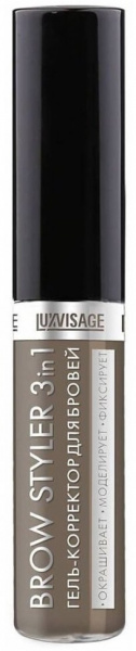Для глаз и бровей luxvisage "brow styler" гель-корректор для бровей тон 02