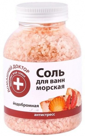 Пена, соль, масло для ванн йодобромная соль для ванн домашний доктор