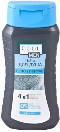 Для душа гель для душа ultrasensitive cool men, 250 мл