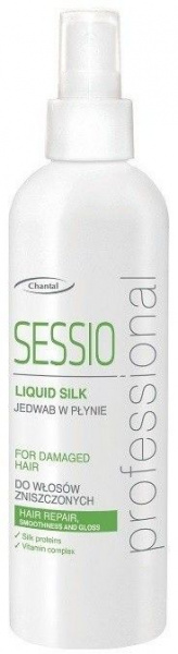 Дополнительный уход chantal sessio professional спрей-жидкий шелк для поврежденных волос, 200 мл